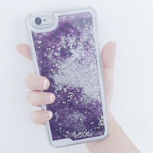 Lilac Starfall iPhone Case