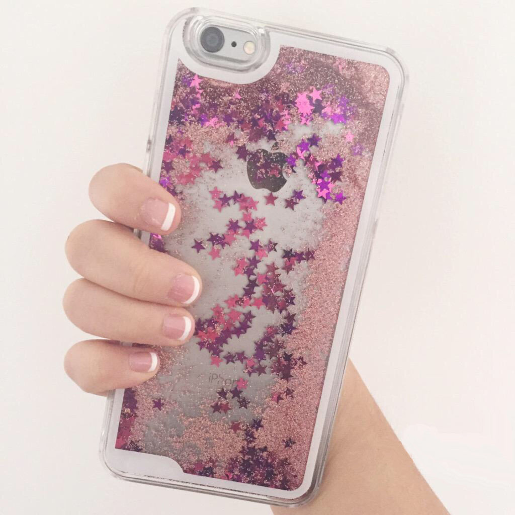 Pink Starfall iPhone Case